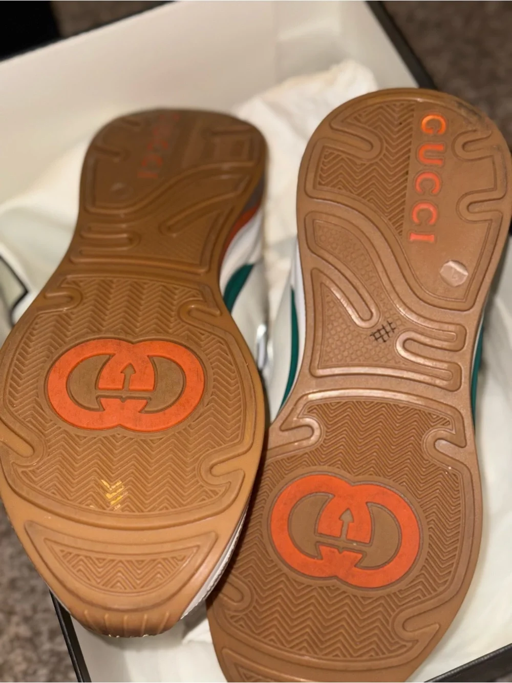 Authentic Gucci Ultrapace Sneakers (Excellent Condition with Box)